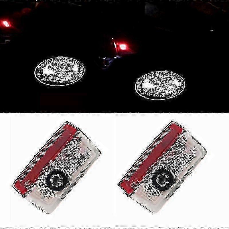 Enhanced LED Door Logo Projector Lights for Mercedes GLS/GLC/GLB/GLA Class & A/B/C/E-Class Vehicles