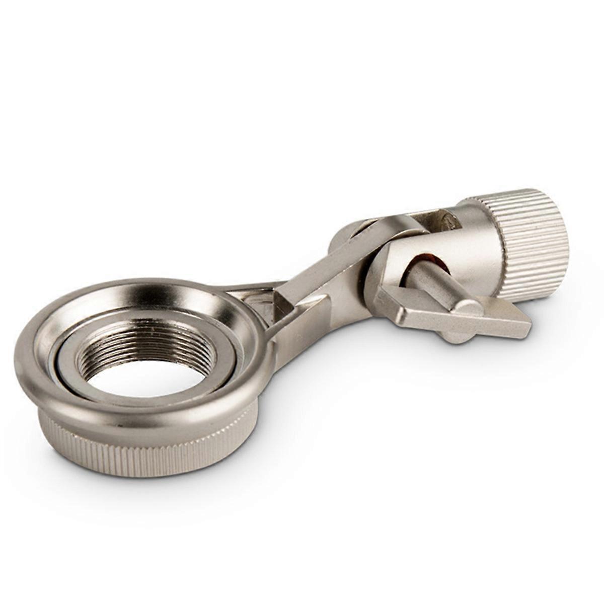 Silberner Mikrofonclip aus Metall, Mikrofon-Stoßdämpferhalterung, einfacher Mikrofonständer