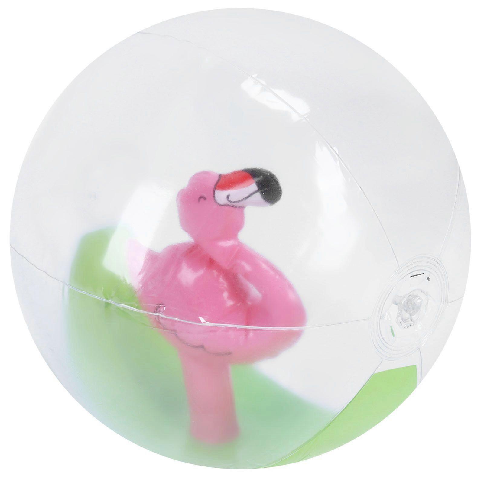 Beach Ball Cartoons Inflatable 3?Dimensional Transparent Entertainment Game Toy Ball for Summer Beach Pool Party