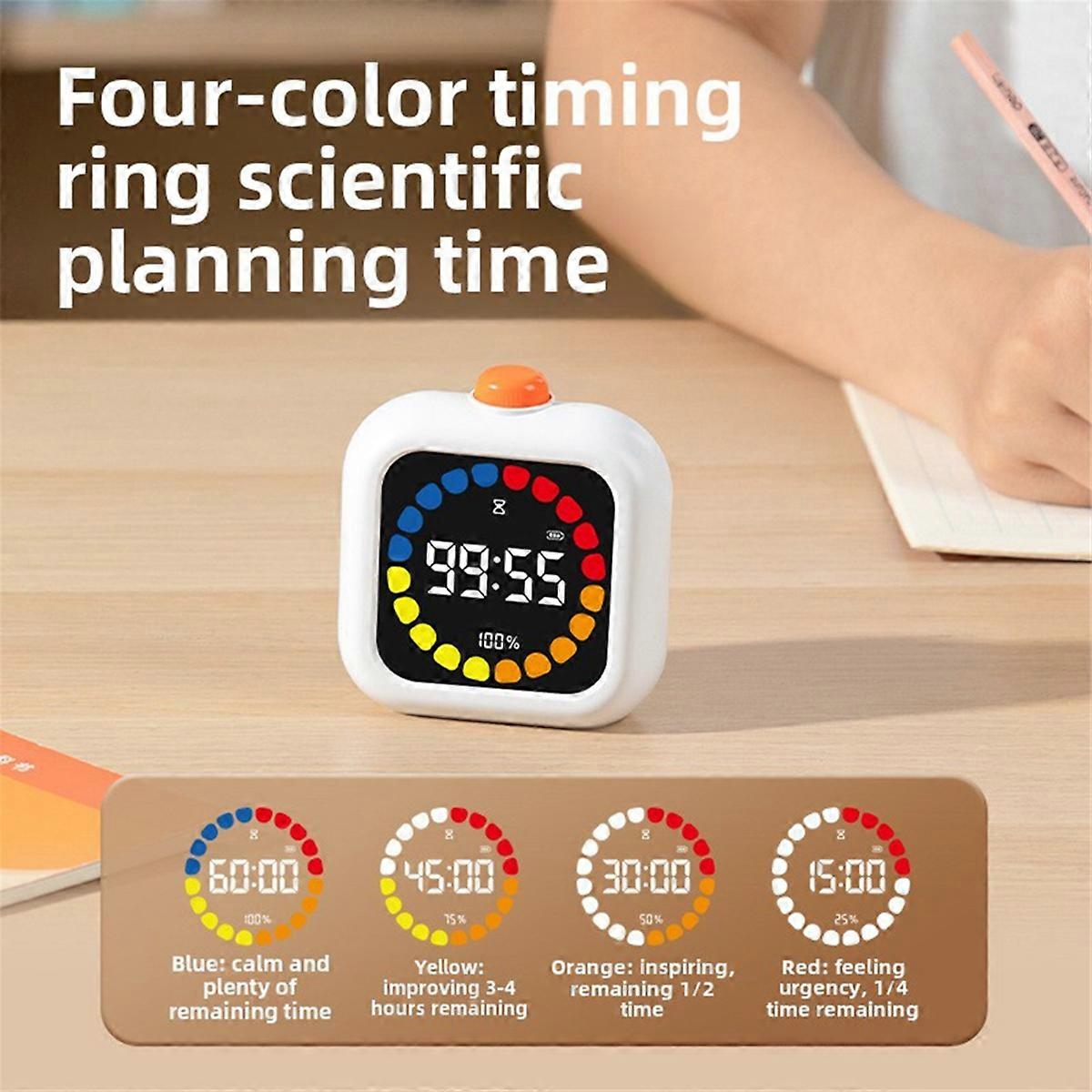 Productivity Cube Timer Dual Modes Countdown Cooking Study Mini Timer