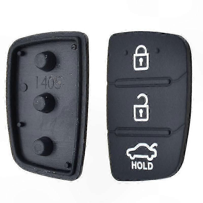 Universal Rubber Button Pad for Car Remote Key Fob Replacement-Compatible with Multiple Models-Includes 3 Buttons