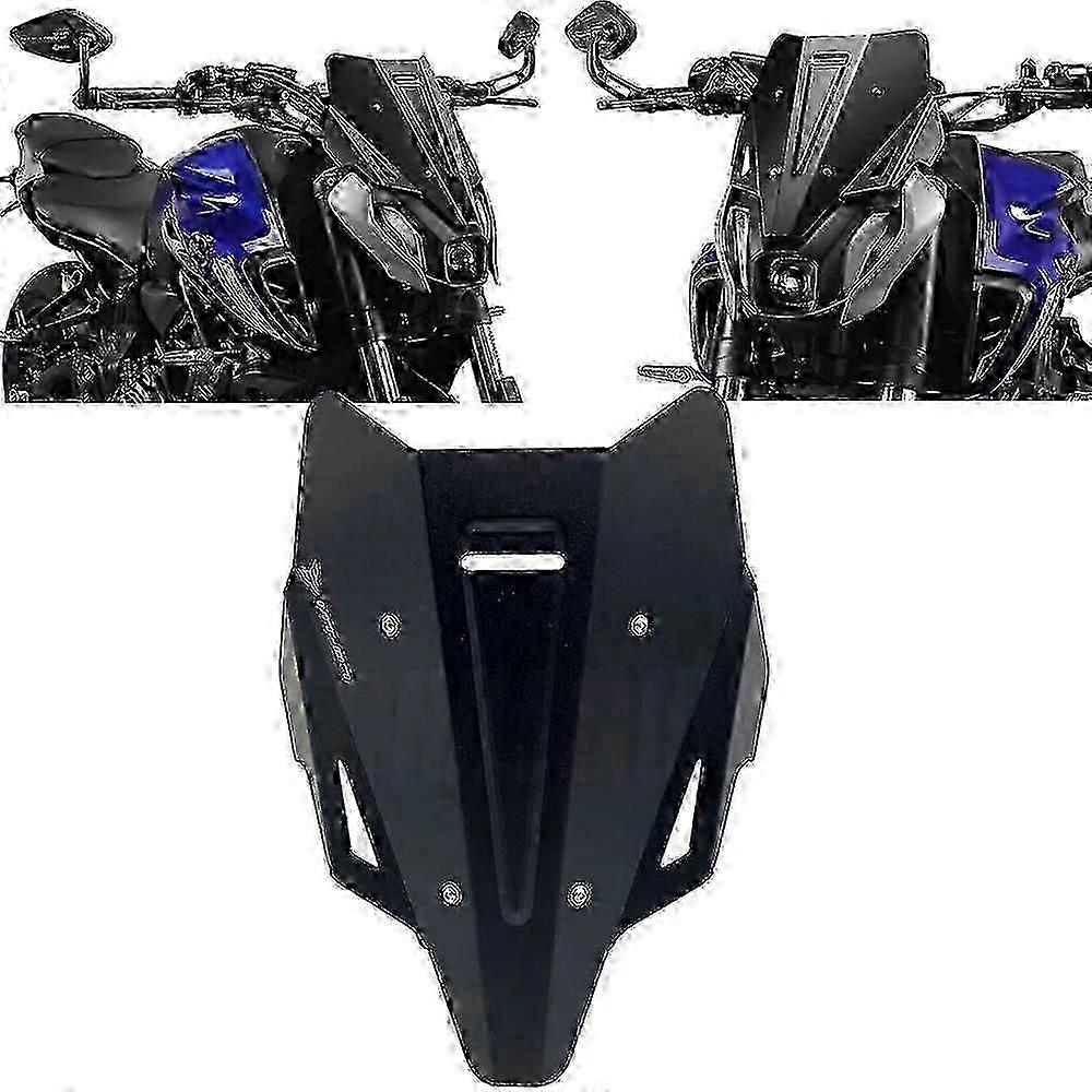 Motorcycle Windshield Windscreen Aluminum Kit Deflector For Yamaha Mt-07 2021 2022 Mt 07 Mt07 Fz07 Fz-07 Fz 07 2021 2022
