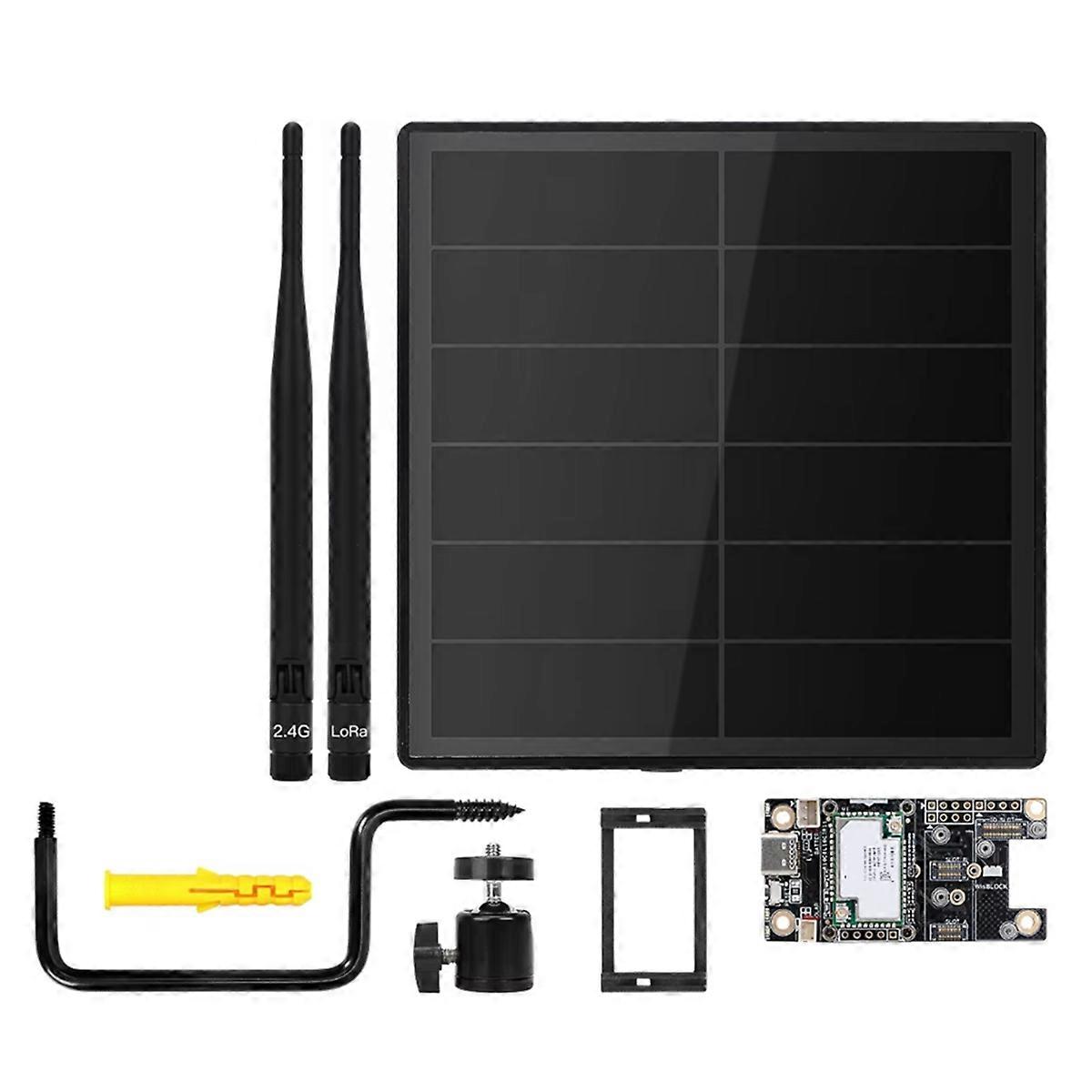 D5L Solar Node with 5V Solar Panel RAK19007 & RAK4631 WisBlock Integration LoRa IoT Low-Power Bluet