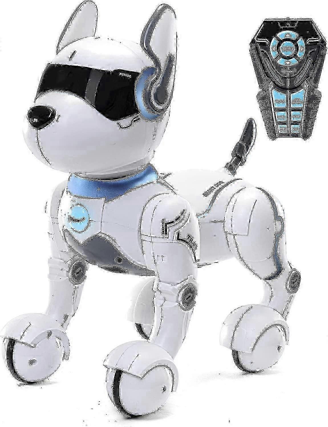 Touch Function & Voice Control Remote Control Robot Dog Toy, RC Dog Robots for Kids 3-10