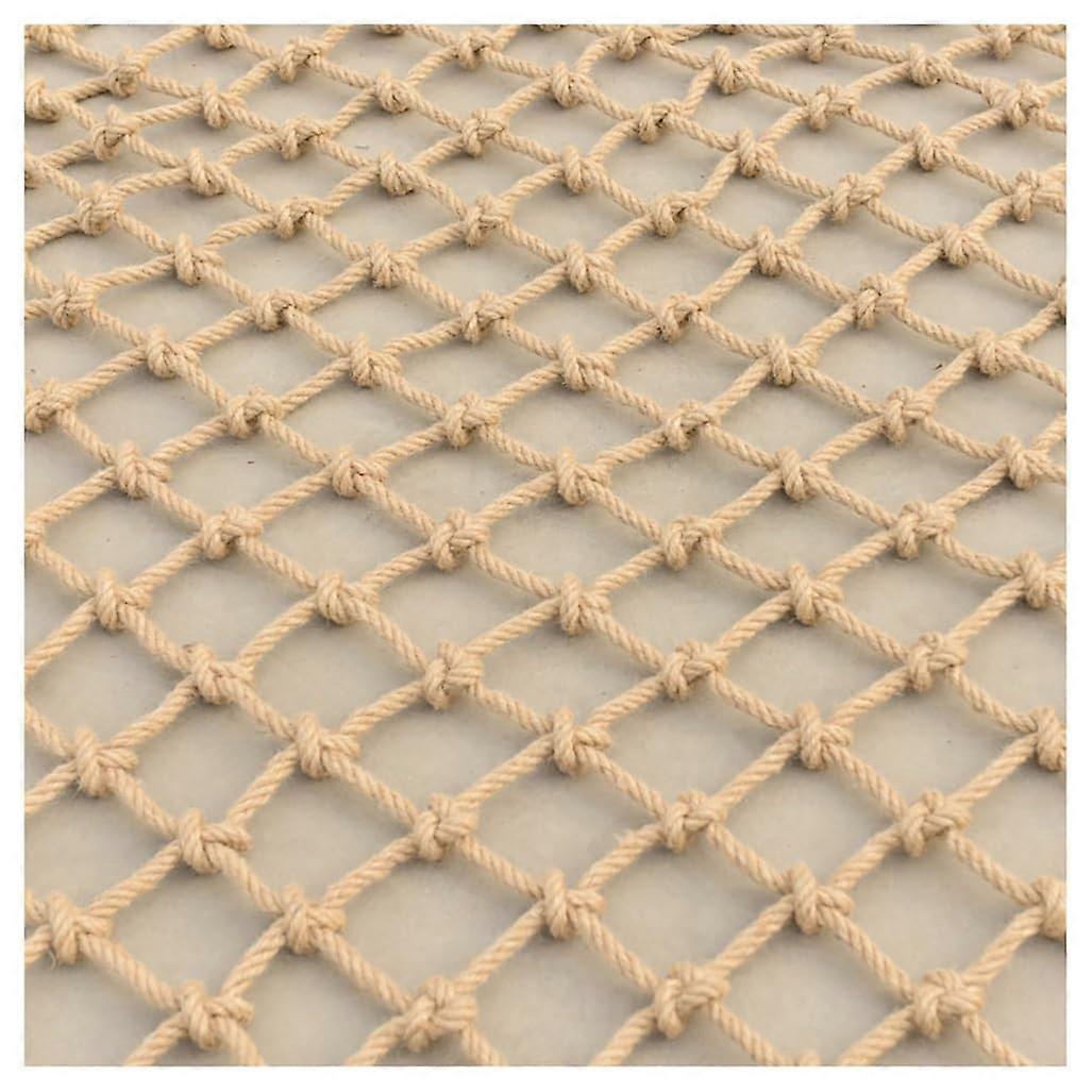 Climbing Net for Kids, Safety Rope Net for Stairs, Retro Grid Cargo Net, Cage Ceiling Net, 10mm Diameter, 10cm Mesh
