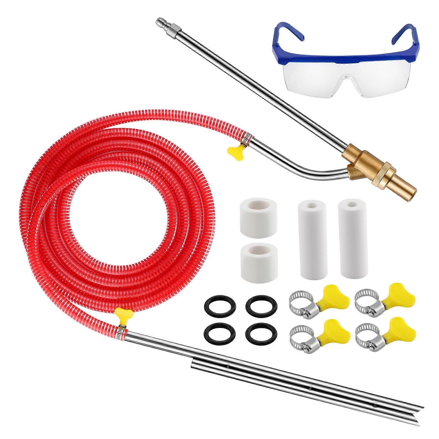 Sandblaster Gun Kit 1/4 Inch Quick Connect Wet Sandblasting For Home Use Pressure Washer Sandblasting Kit