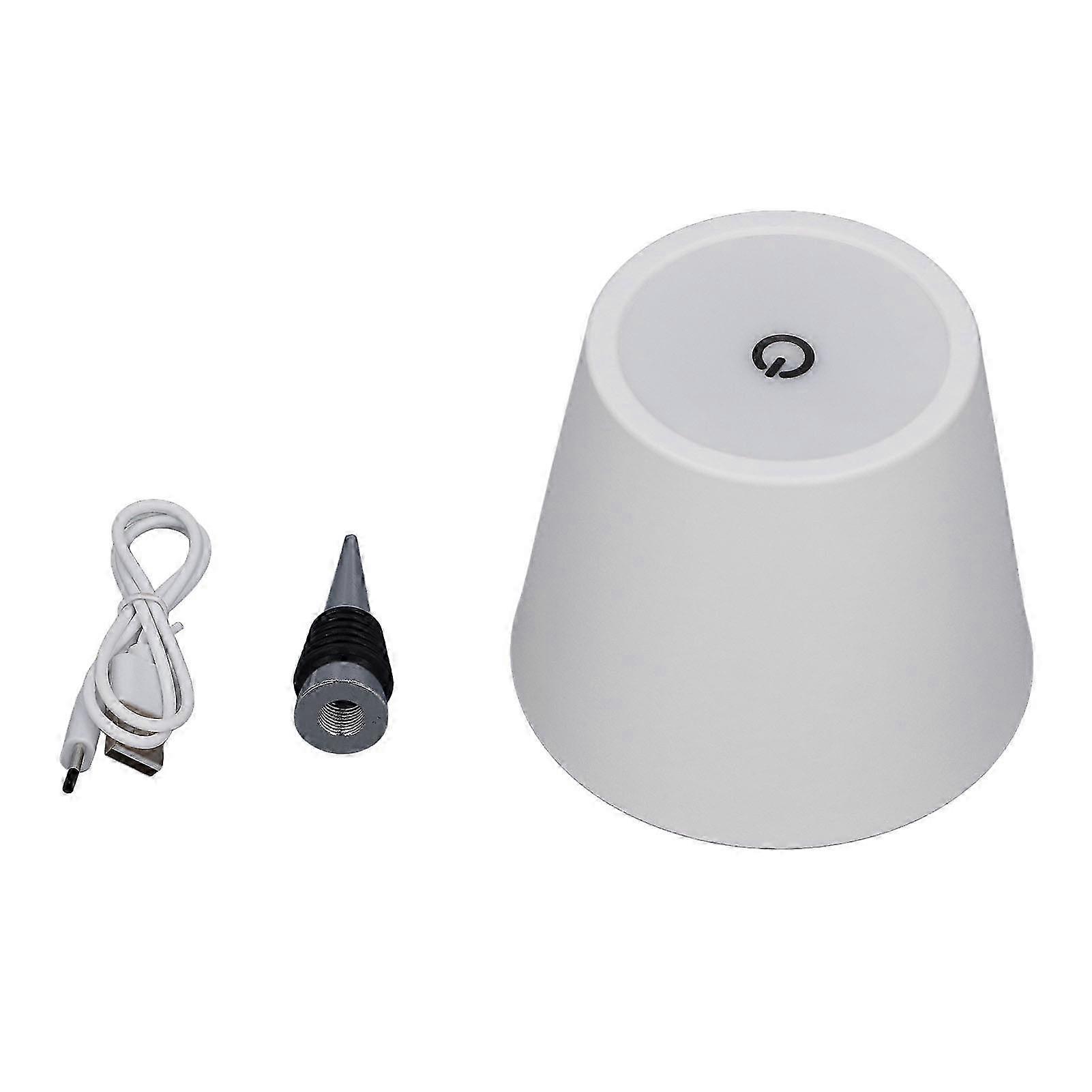 2025 Wine 3 Color Stepless Dimming LED Touch Control Rechargeable Cordless Bottle Lamp for Bar Restaurant