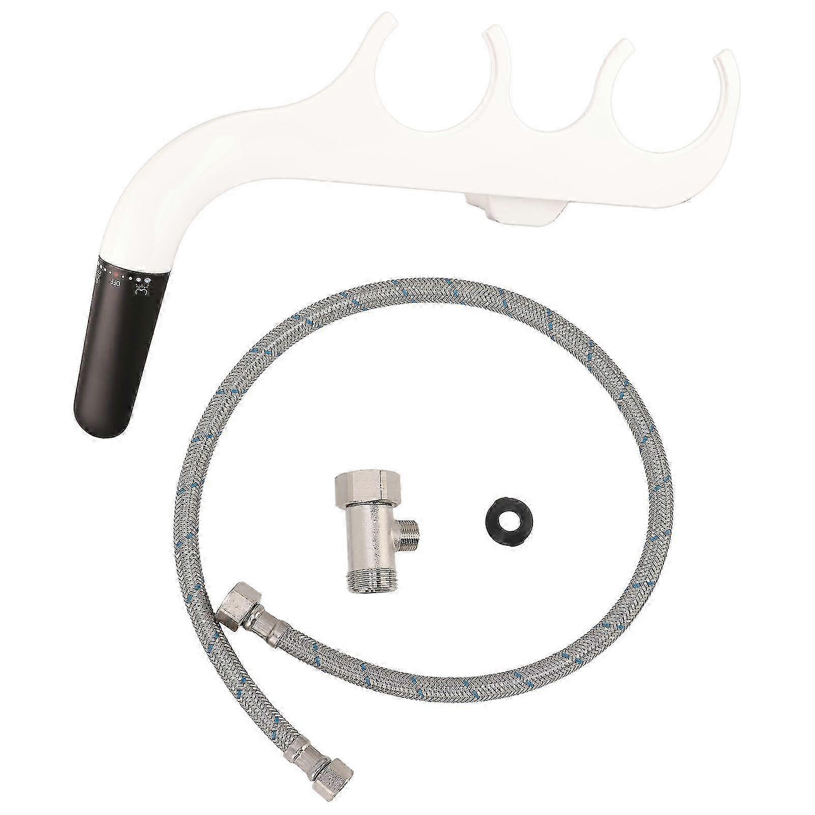 Slim Bidet Attachment For Toilet, Dual Nozzle Bidet Ensures Hygienic Front & Back Washing, Ideal For Women Men, Easy-Use Right Handle, Non-Electr