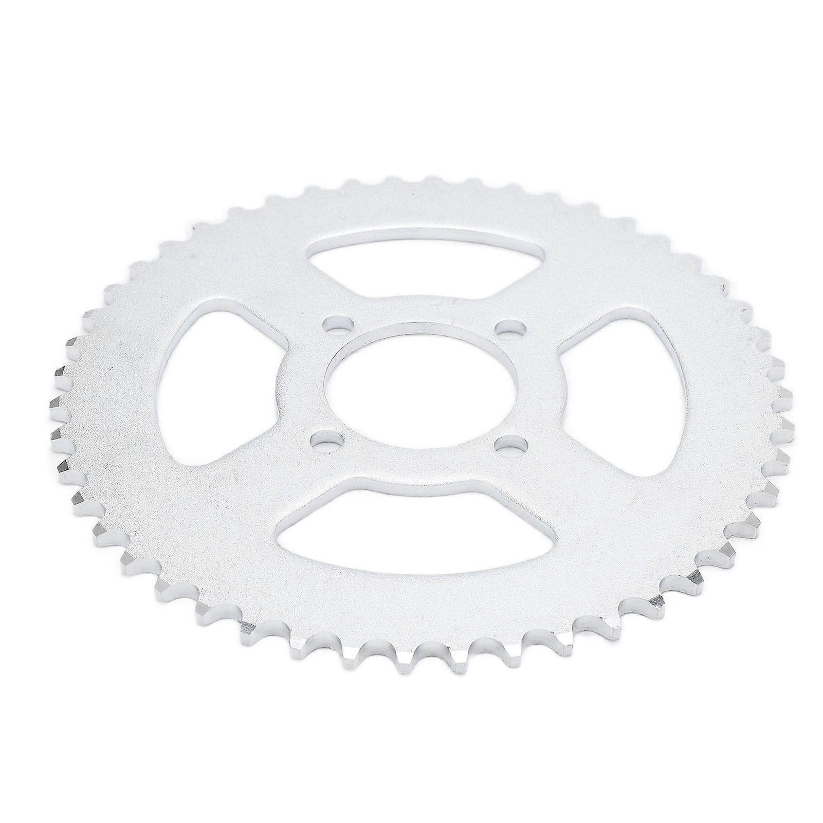 420 52mm 48T Sprocket Steel Rear Chain Roller Sprocket Kit for Electric Bicycle Kart Motorcycle