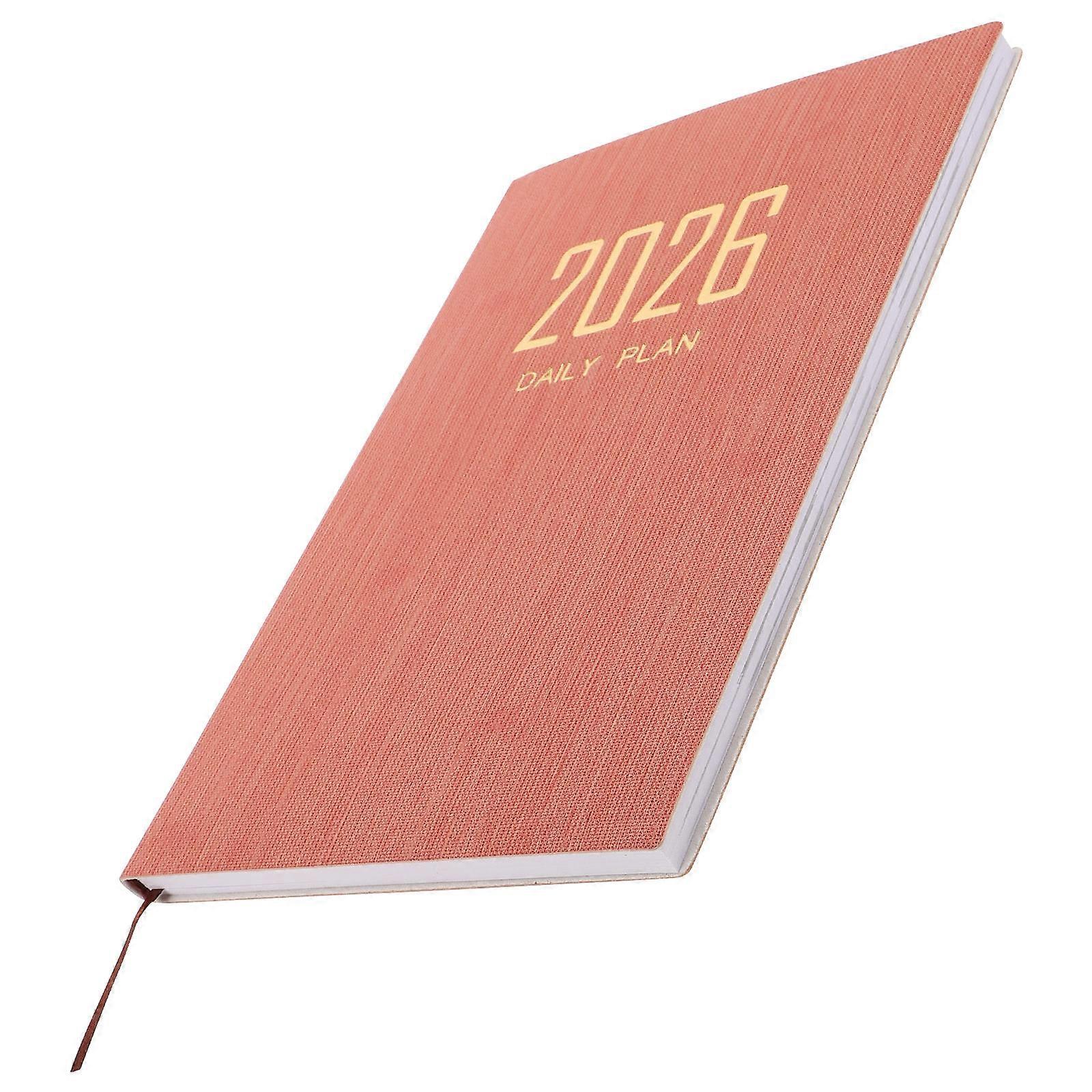 Weekly Planner A5 Calendar Notebook for Personal Use 4Pcs in Pink