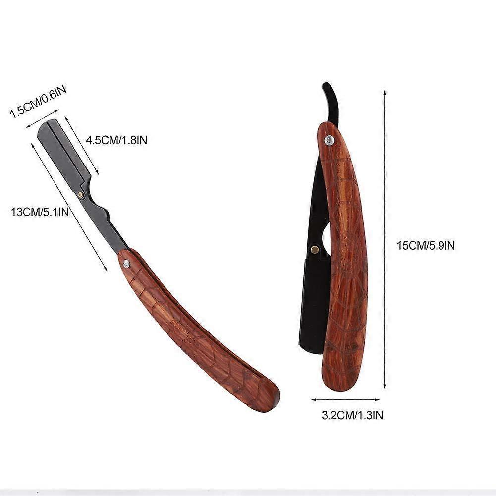 Classic Manual Beard Shaver Holder Folding Face Grooming Tool, As Shown