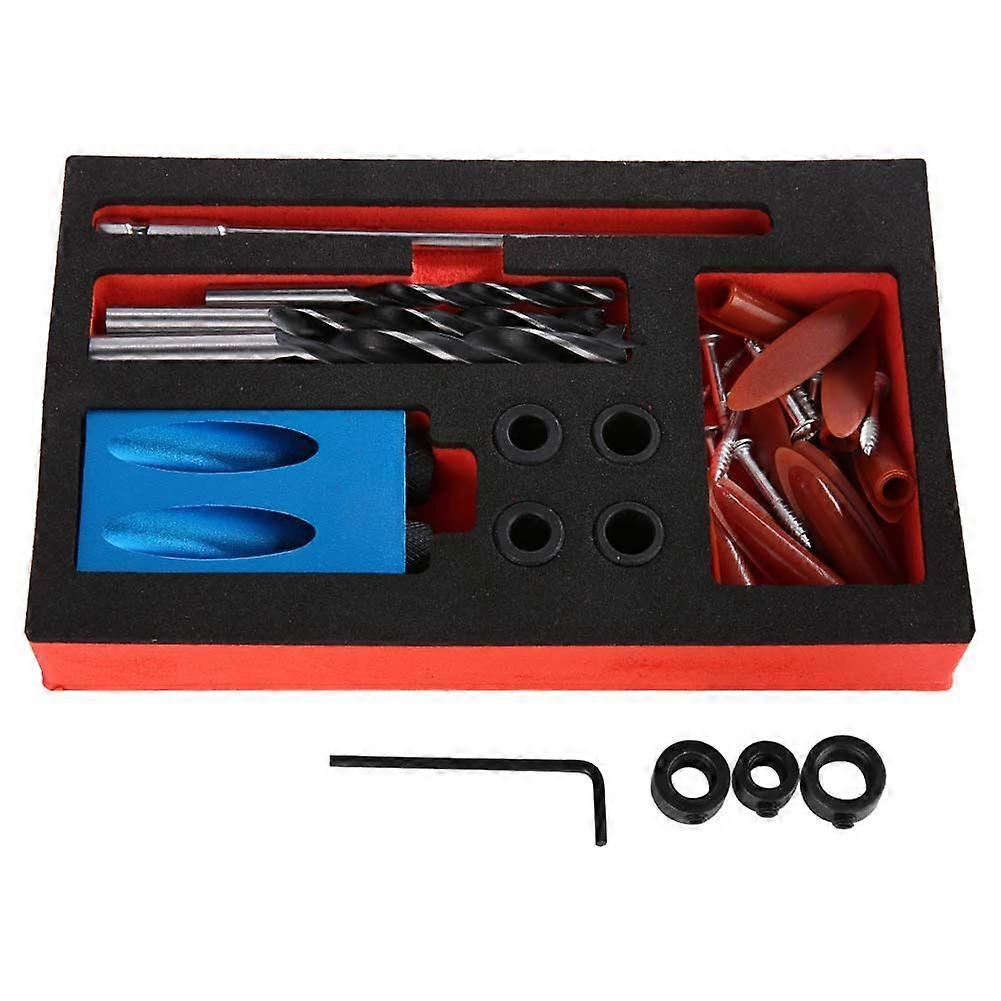 15 Degree Hole Angle Drilling Locator Aluminium Woodworkers Guide Wood Hand Tools
