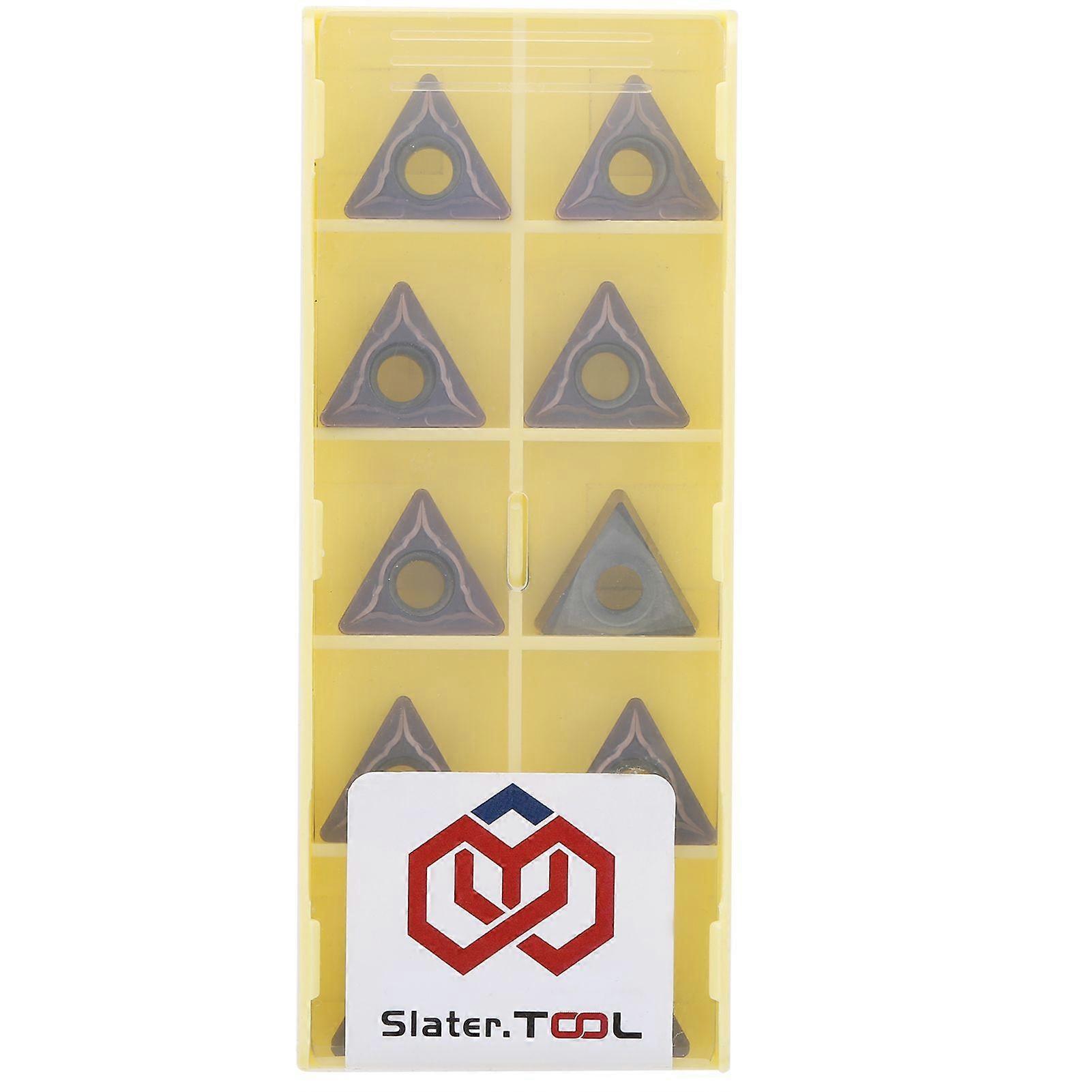 10Pcs CNC Insert Lathe Turning Blade Tool Cemented Carbide TCMT16T308 LF6018 Industrial Supplies