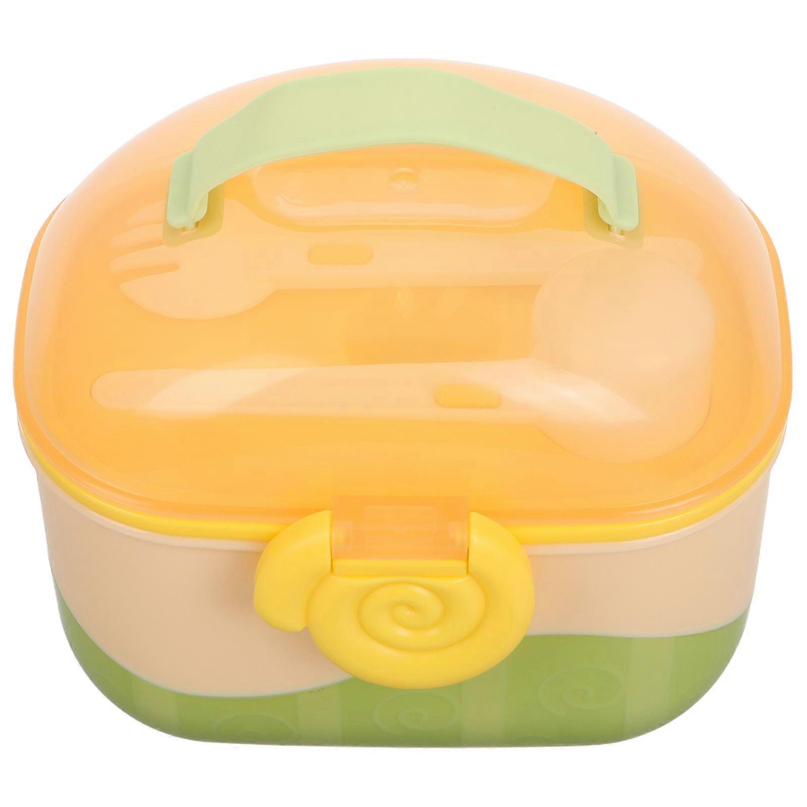 Baby Food Container With Lid And Spoon For Outdoor Activities Featuring Sealed Storage And Compact Shape 1Pack
