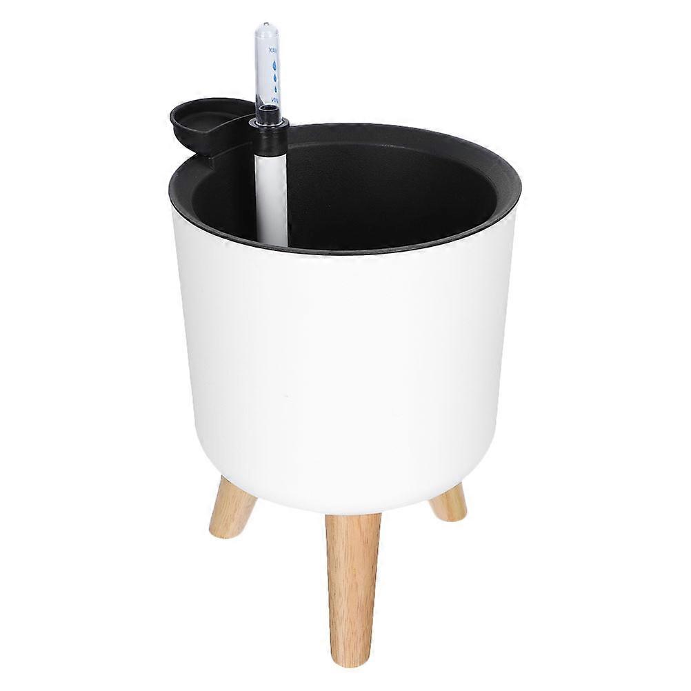 Self Watering Planters with Water Level Indicator Plastic Plant Pots 4Pcs