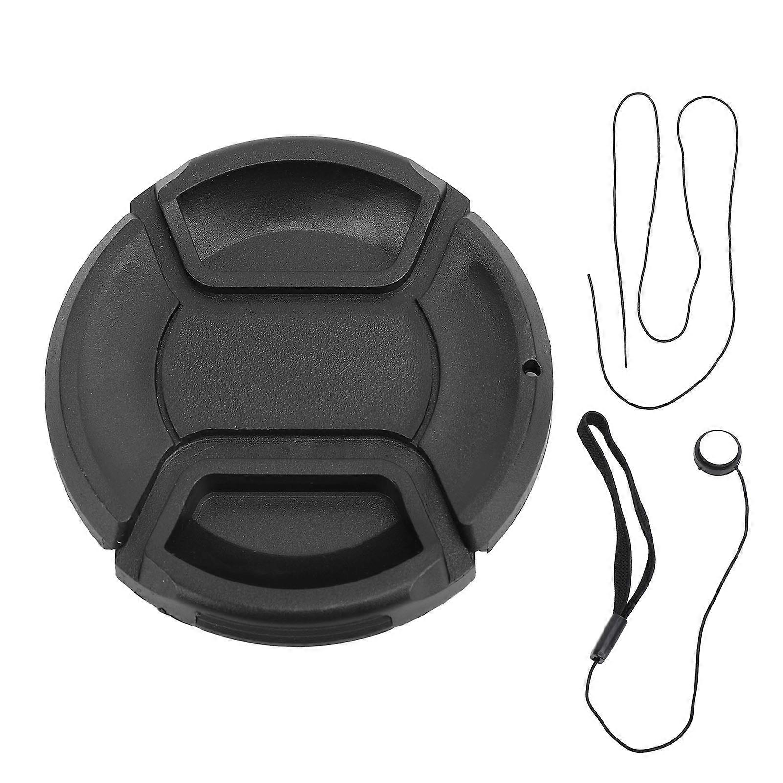 62mm Camera Lens Cover Dust Proof Scratch Proof with Rope