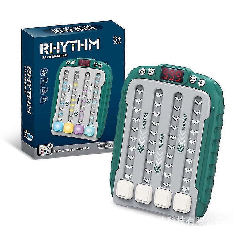 Rhythm game machine puzzle game stress relief light toy press music portable electronic game