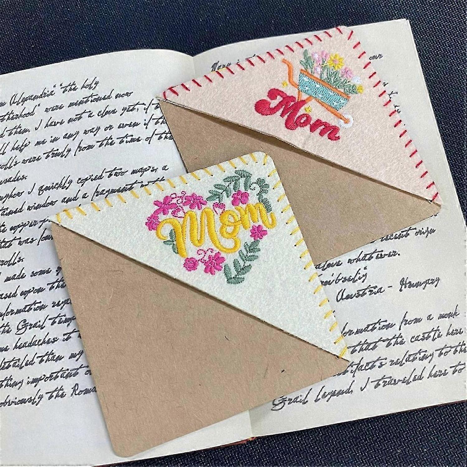 Chinese Embroidery Bookmarks, Handmade Embroidery Corner Bookmarks