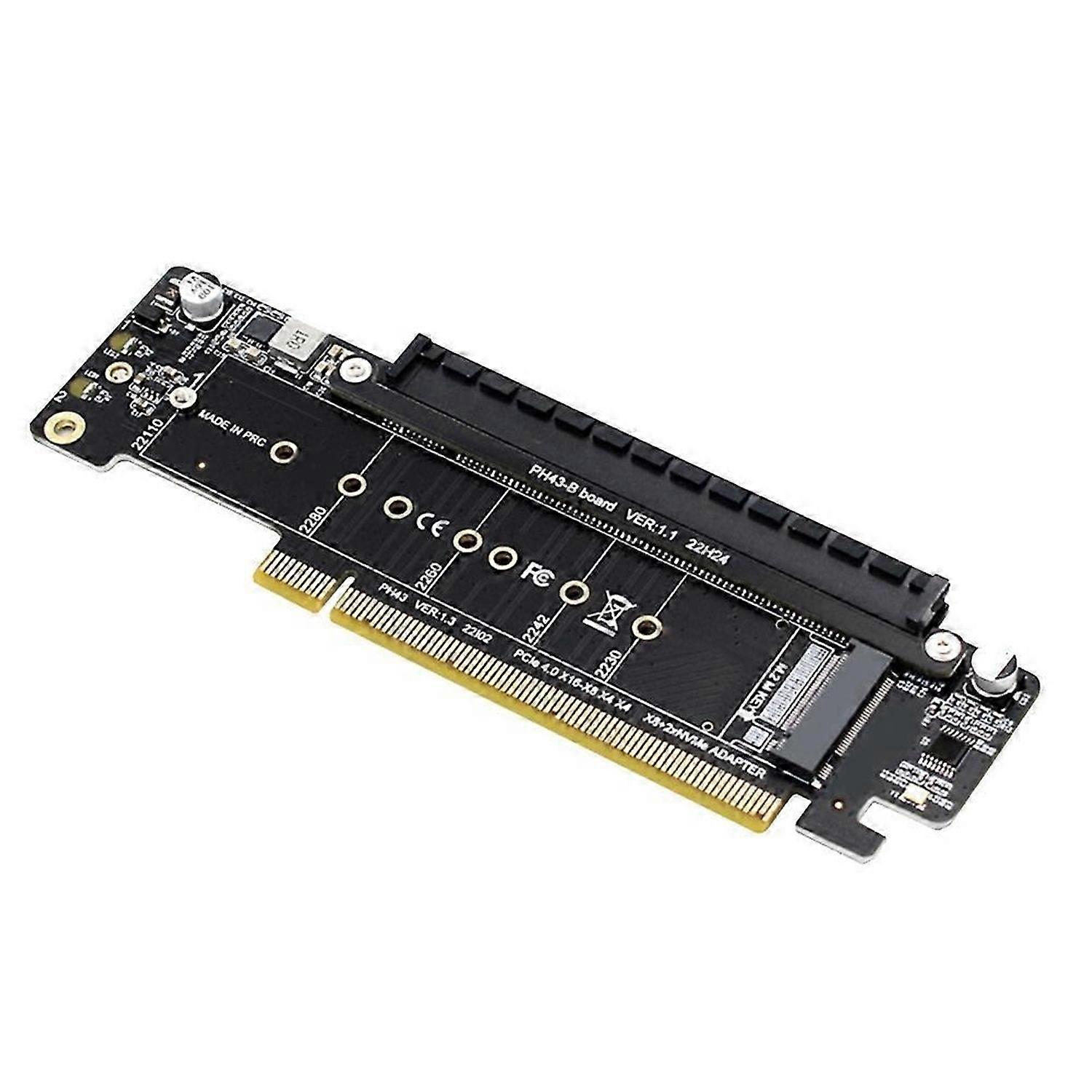 PCIE 4.0 Channel Splitter Expansion Riser Card 8+4+4Hyper Ultra Quad VROC M.2 NVMe Port Expansion Ri