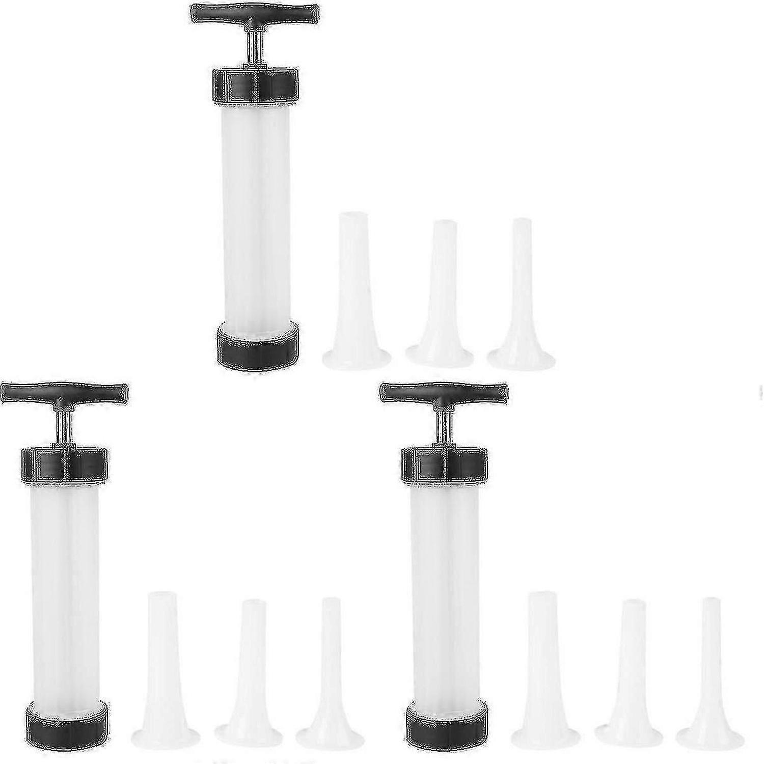 3 Sets Of Sausage Stuffer Home Manual Sausage Filling Machine Sausage Filler Tw