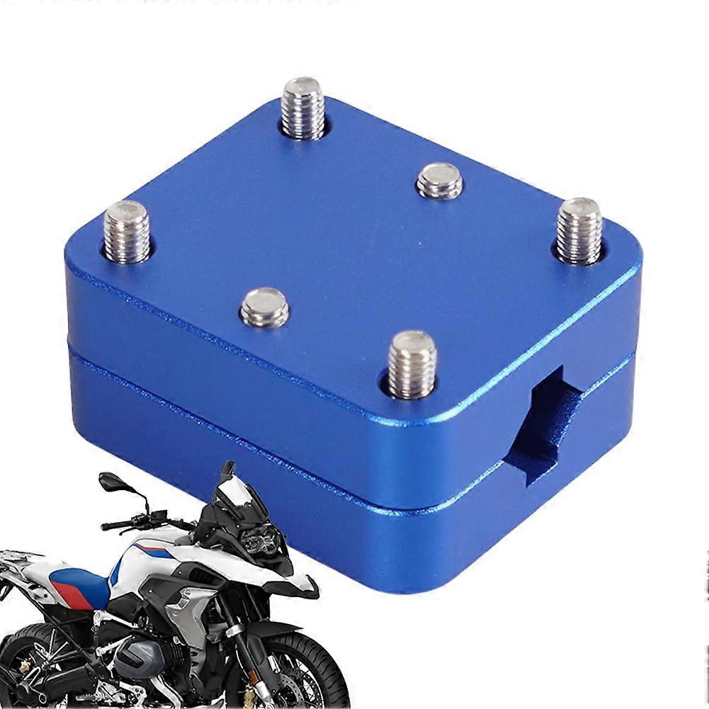 GPS Holder Bracket Motorcycle 1216mm GPS Mount Holder Rustproof Handlebar Blue Navigation Bracket Easy Install
