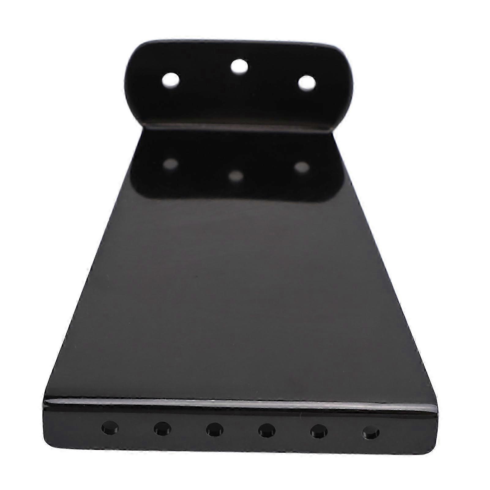 Gitar bøyd halestykke erstatning 6-strengs metall elektrisk gitar halestykke resonator for jazzgitarer