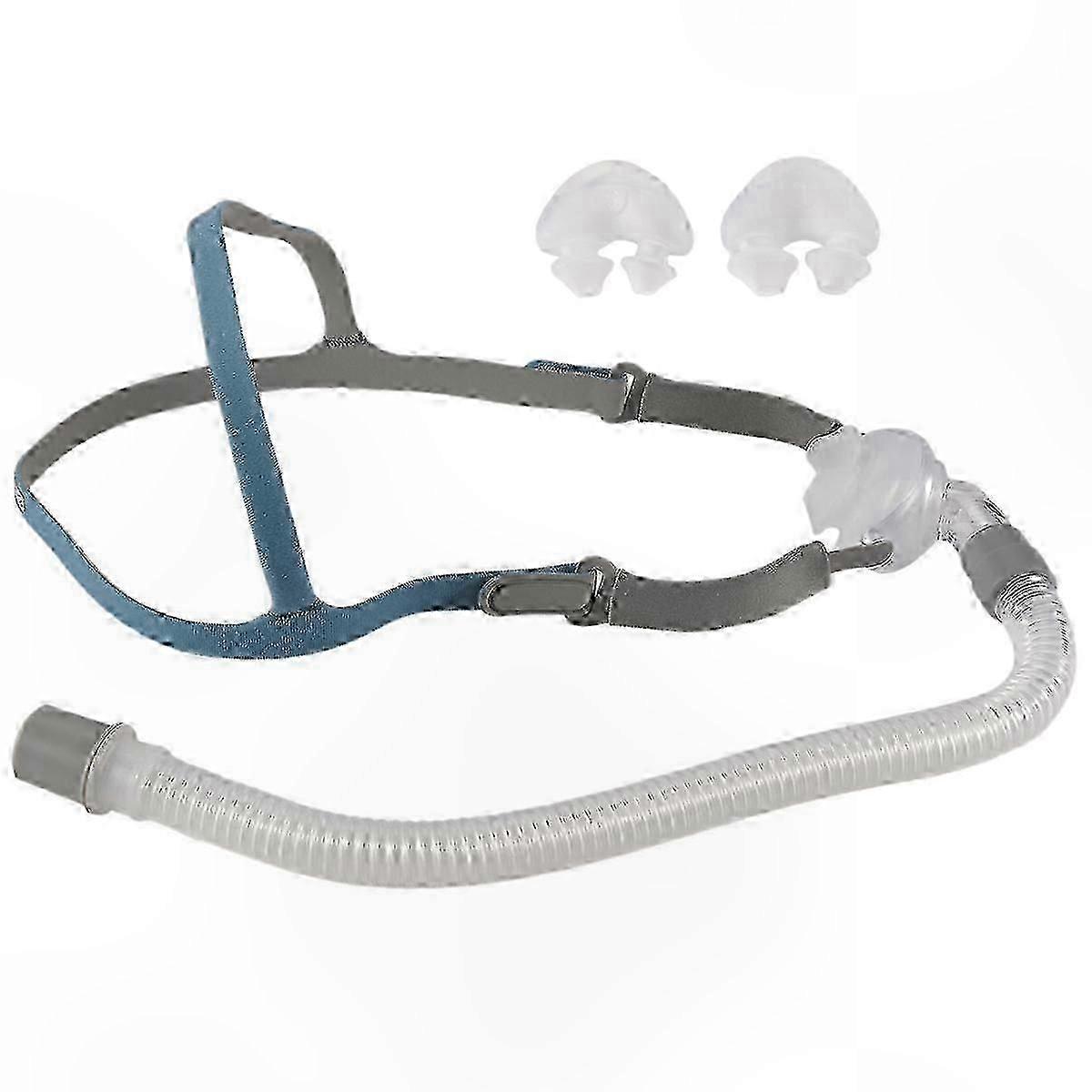 CPAP Mask with Adjustable Headgear for Snoring Relief and Improved Sleep Quality, Sizes S M L
