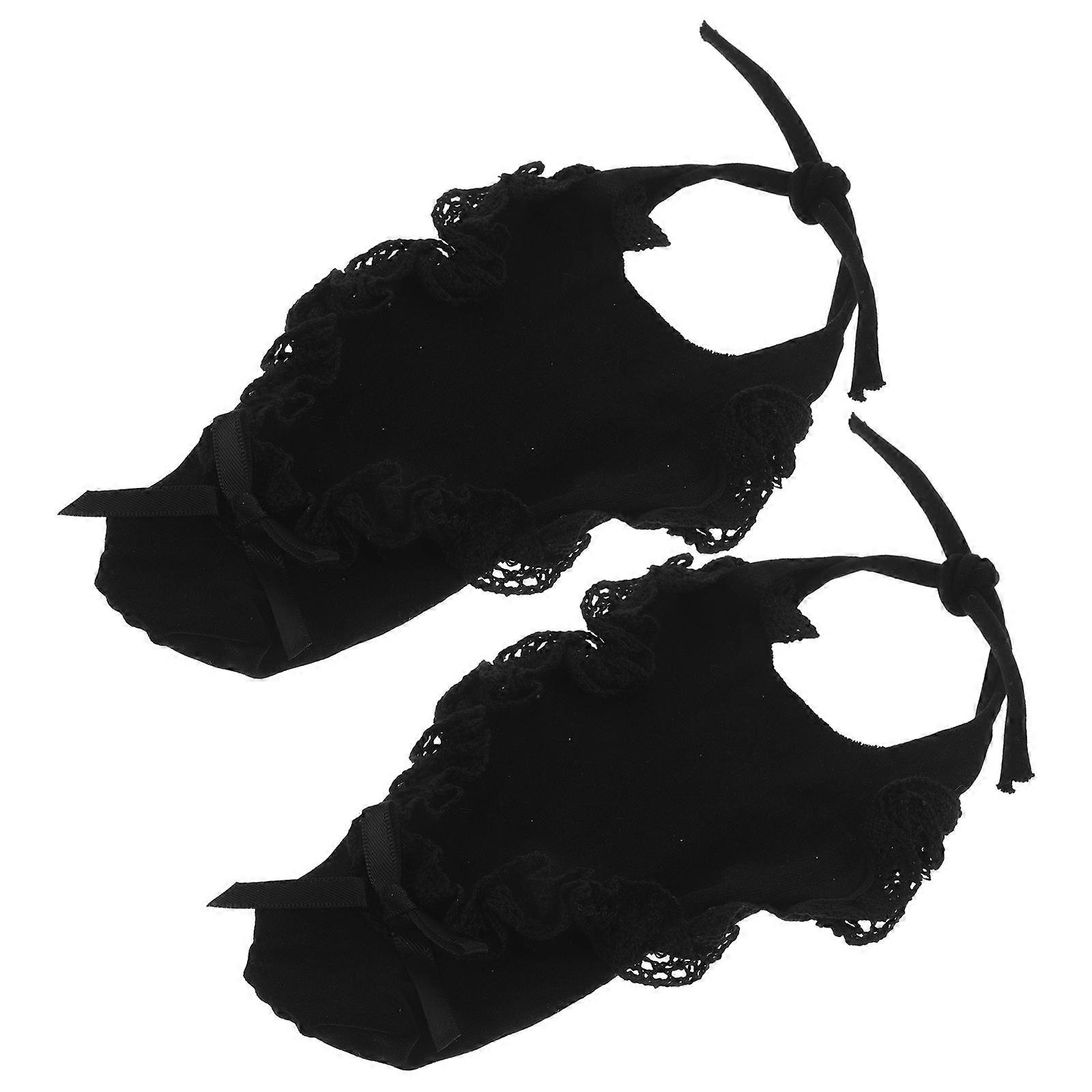 Elegant Lace Socks Women's Low Cut Non Slip Boat Socks 1Pair