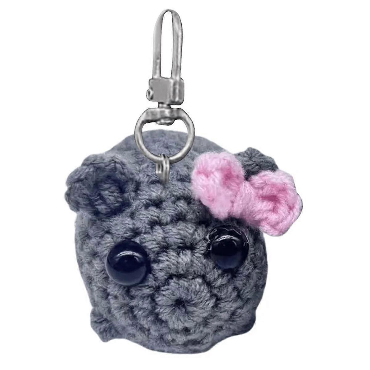 Sad Hamster Meme Plush Toy Hamster Plush Keychain B