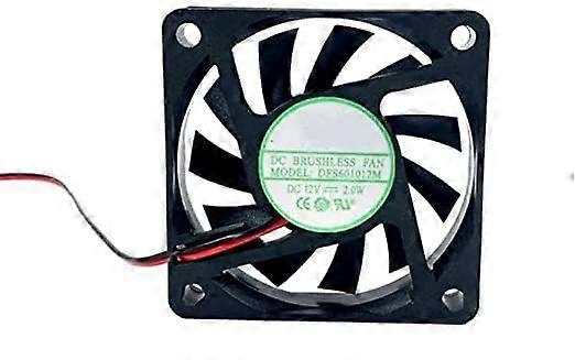 DFS601012M 12V DC 2.0W 6010 Cooling Fan 60X60X10mm For Electronics Enclosures