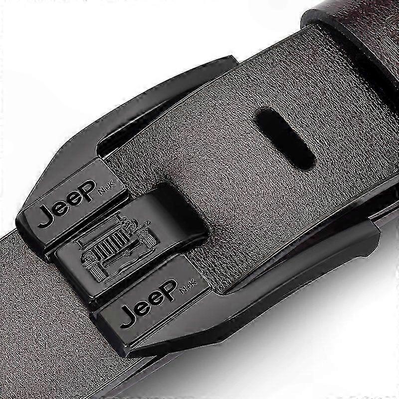 Leather Belt for Men - Classic Pin Buckle, Versatile Style for Casual and Formal Outfits, Vintage Design