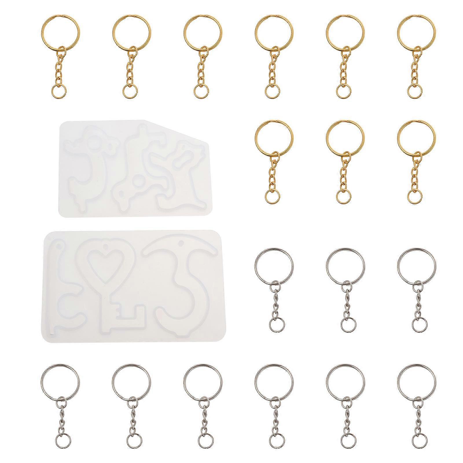 Contactless Door Opener Mold Mold for DIY Use 2Sets with Key Chain Included