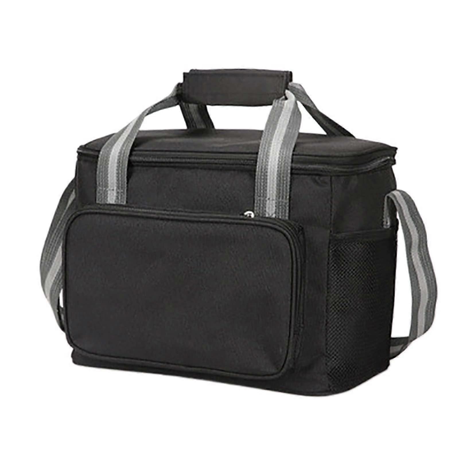 Picnic Backpack Multifunction Large Capacity Cooler Bag Insulated Food Storage Box Zipper Closure For Family Picnics