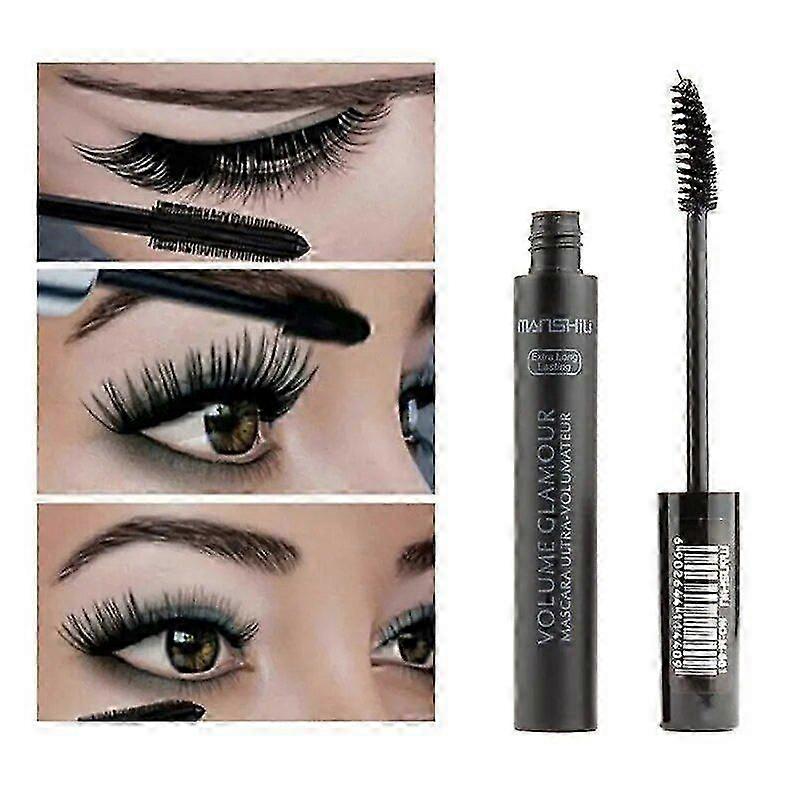 Crown Mascara for Lengthening and Thickening Lashes, Waterproof 4D Formula with 24-Hour Hold, 10ml