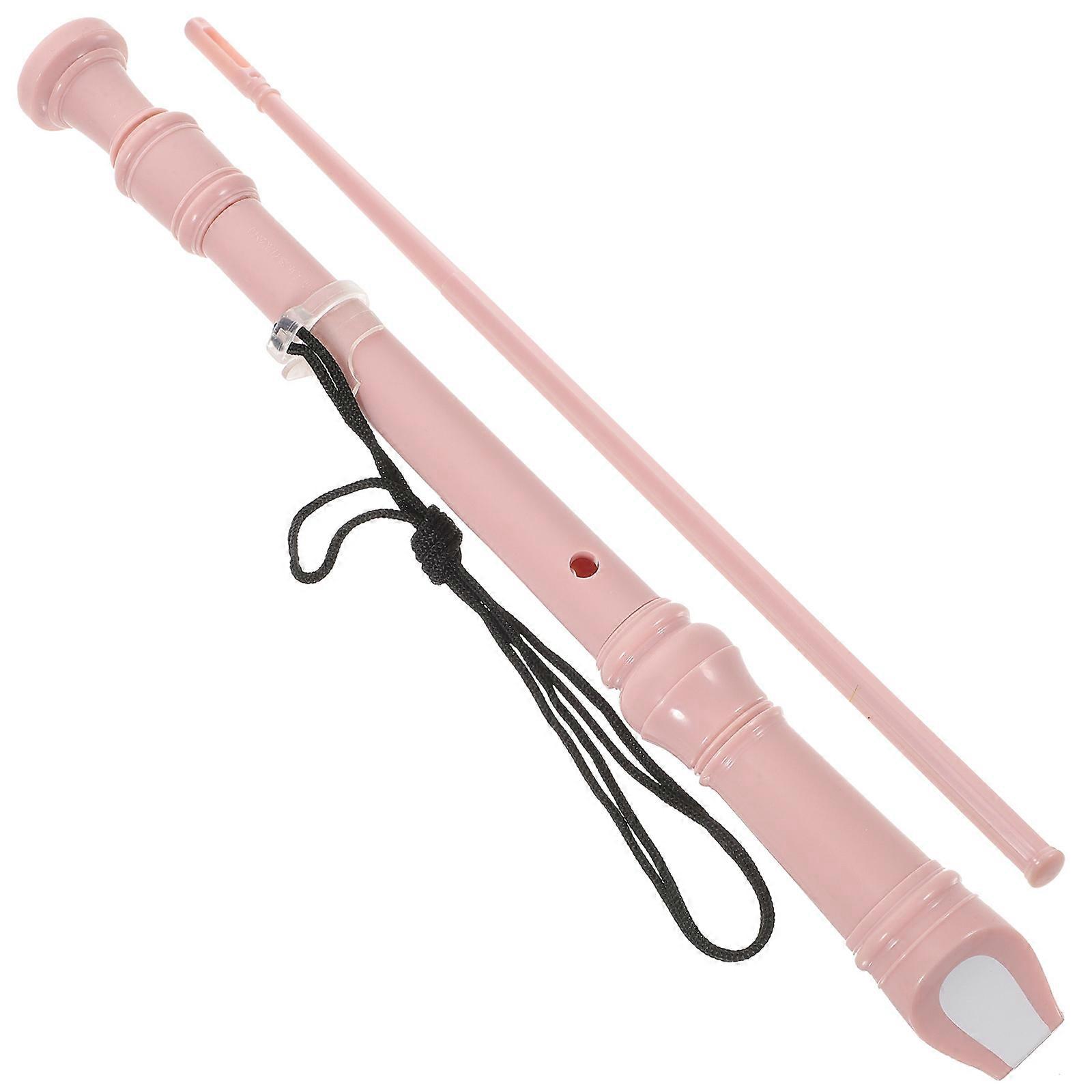Professional High Pitch 8-Hole German Clarinet For Beginners 5 Sets With Detachable Design Educational Toy In Pink Color