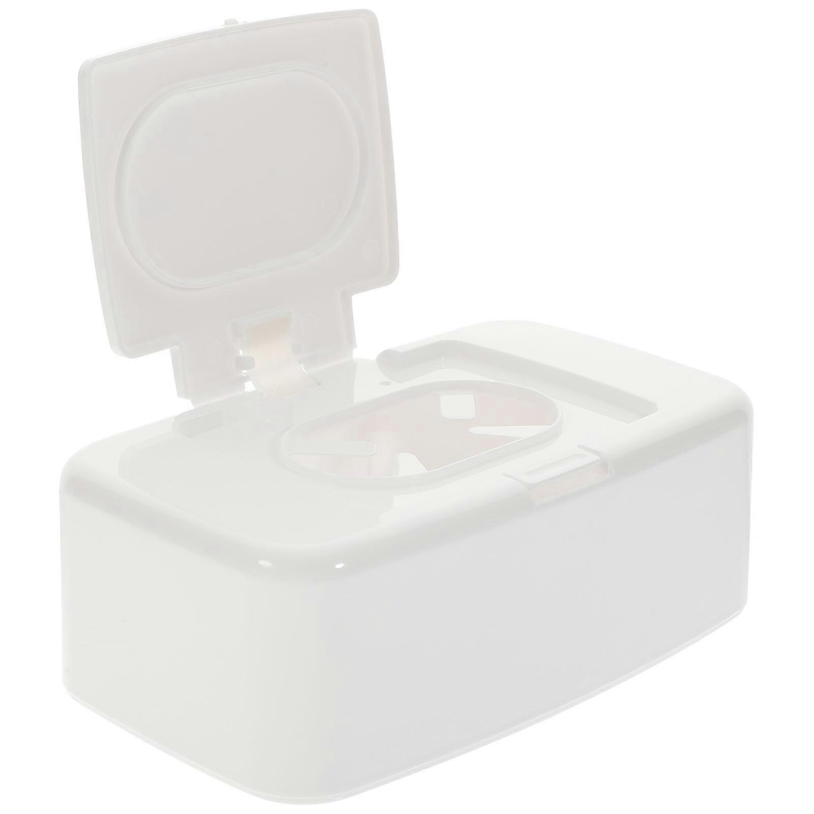 Household Wipes Box Dispenser for Storage Use 5Pcs White