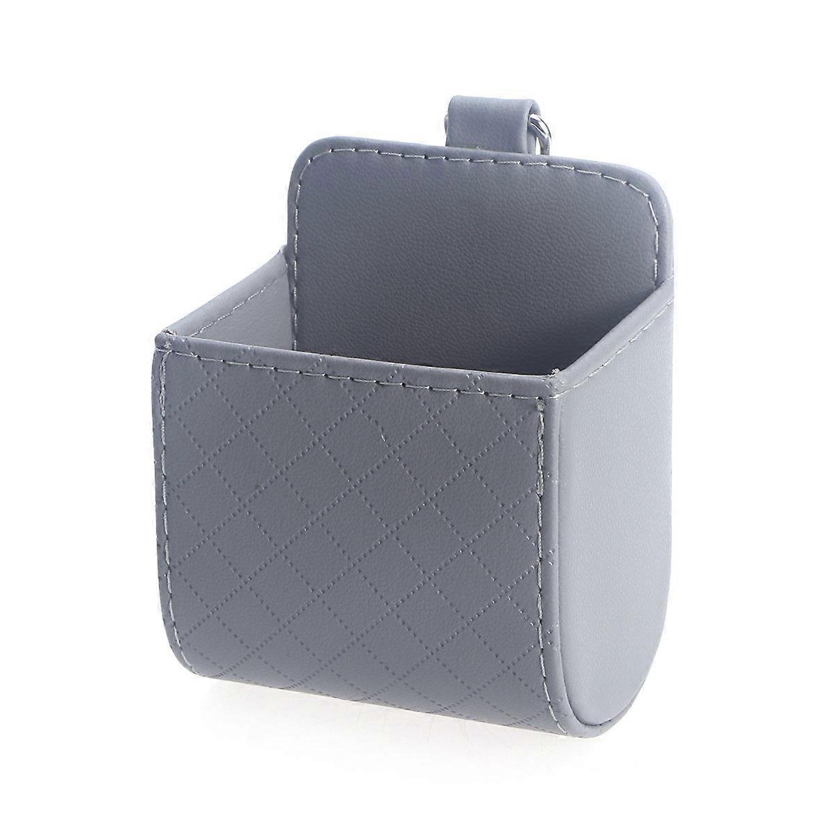 Car Air Vent Mount Pouch Organizer for Vehicle Use 3Pcs Grey