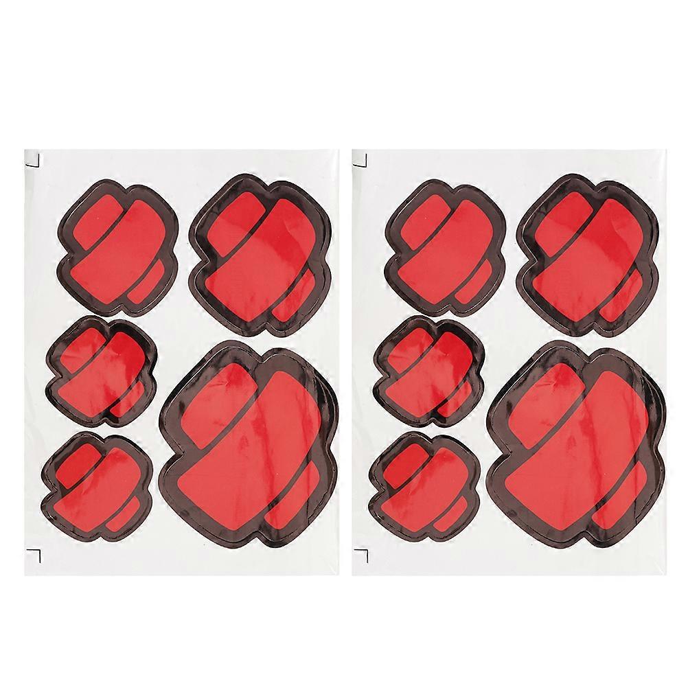Cute Auto Stickers Car Bandage Stickers for 25Pcs Red Scratch Protector Decals