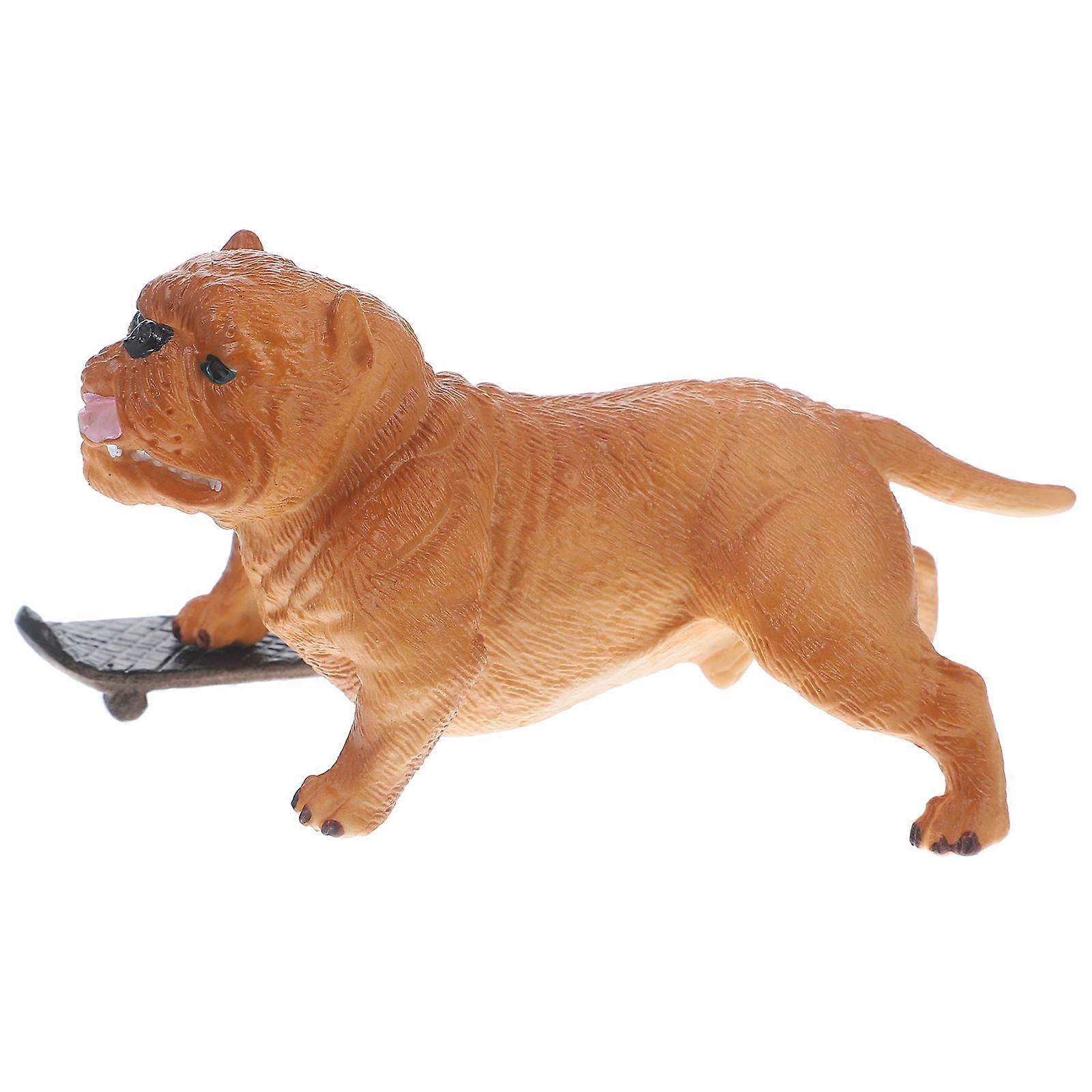 Simulated Puppy Model Skateboard Shape Home Decoration Lightweight 1Pcs