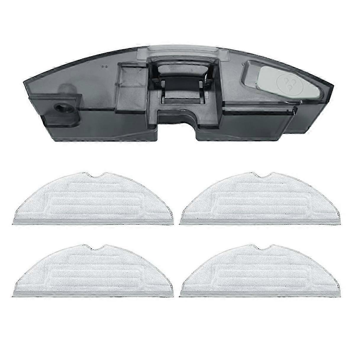 Replacement Water Tank with 4 Mop Pads Compatible for Roborock S7 MaxV Ultra/S7 MAXV/S7 Pro Robot Va 2025
