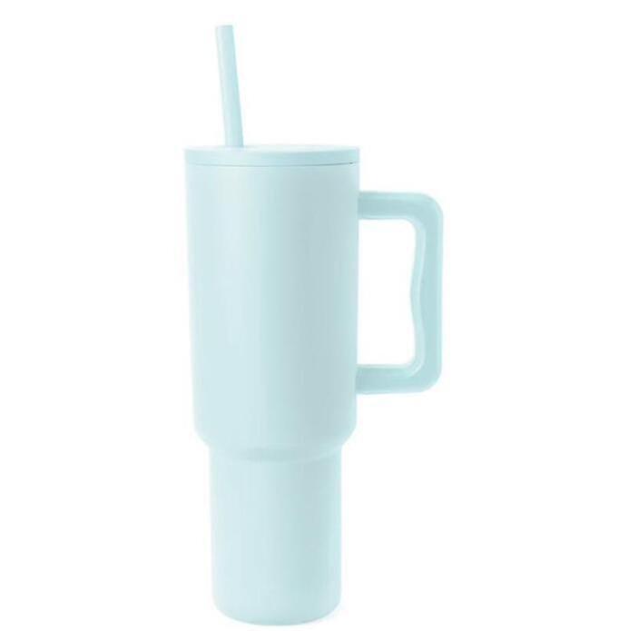 1200ml Stainless Steel Vacuum Insulated Mug With Straw And Handle 2025