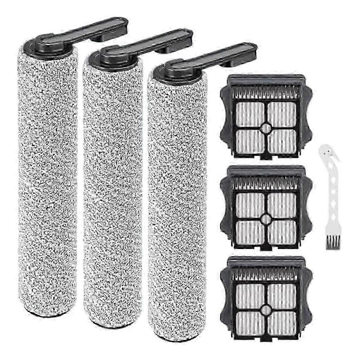 Replacement Parts for Floor ONE S5/Floor One S5 Pro 2 Cordless Vacuum Cleaner,3Pcs Brush Rollers,3P hwy