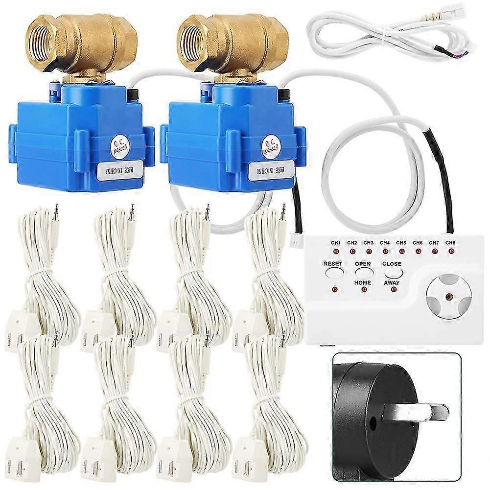 Intelligenter Wasserleckdetektor Alarm Alarm Automatisches Absperrventil Home Security System DN15