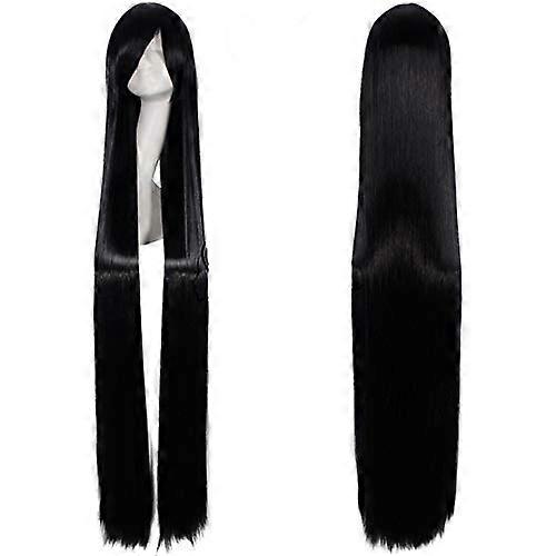 Wig Cosplay Anime, 150 Cm Super Long Straight, Synthetic Hair, Black Blonde White Blue Red, For Women Halloween Costume