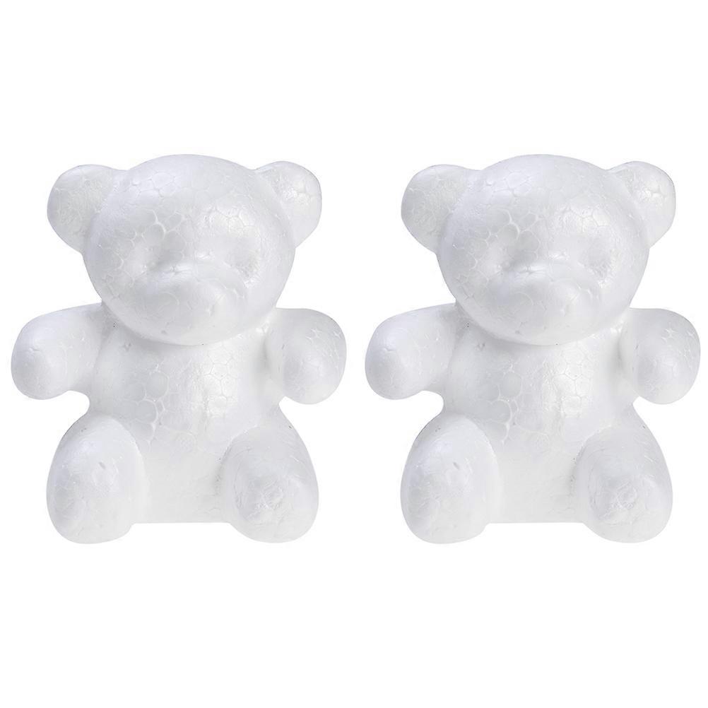 Bear Mould for Party Decoration 6 Pieces White Set