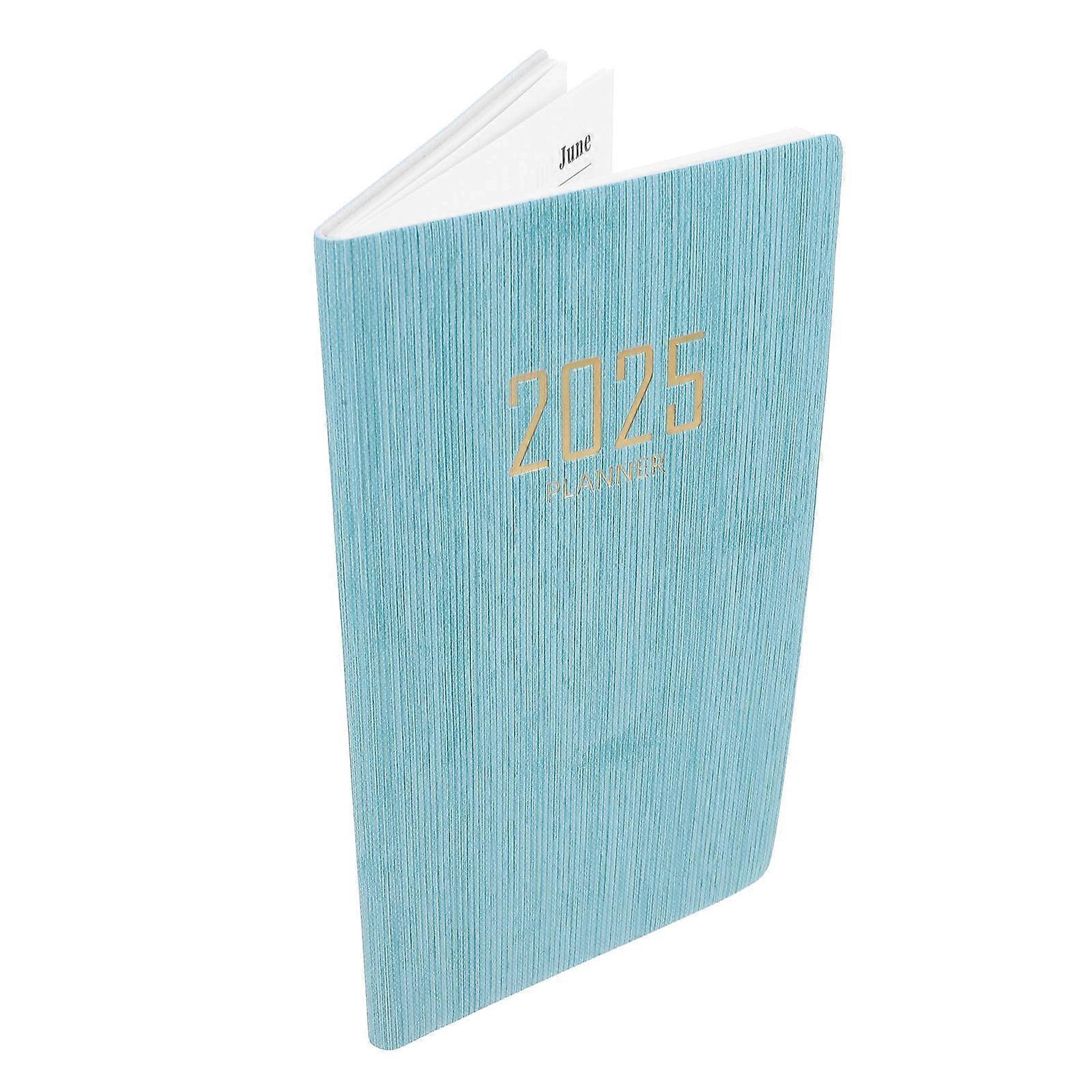 Portable Planner Books Daily Task Notebook Rectangular Simple Style For Office Workers Multi 17.30X9.60X0.80CM 1Pcs