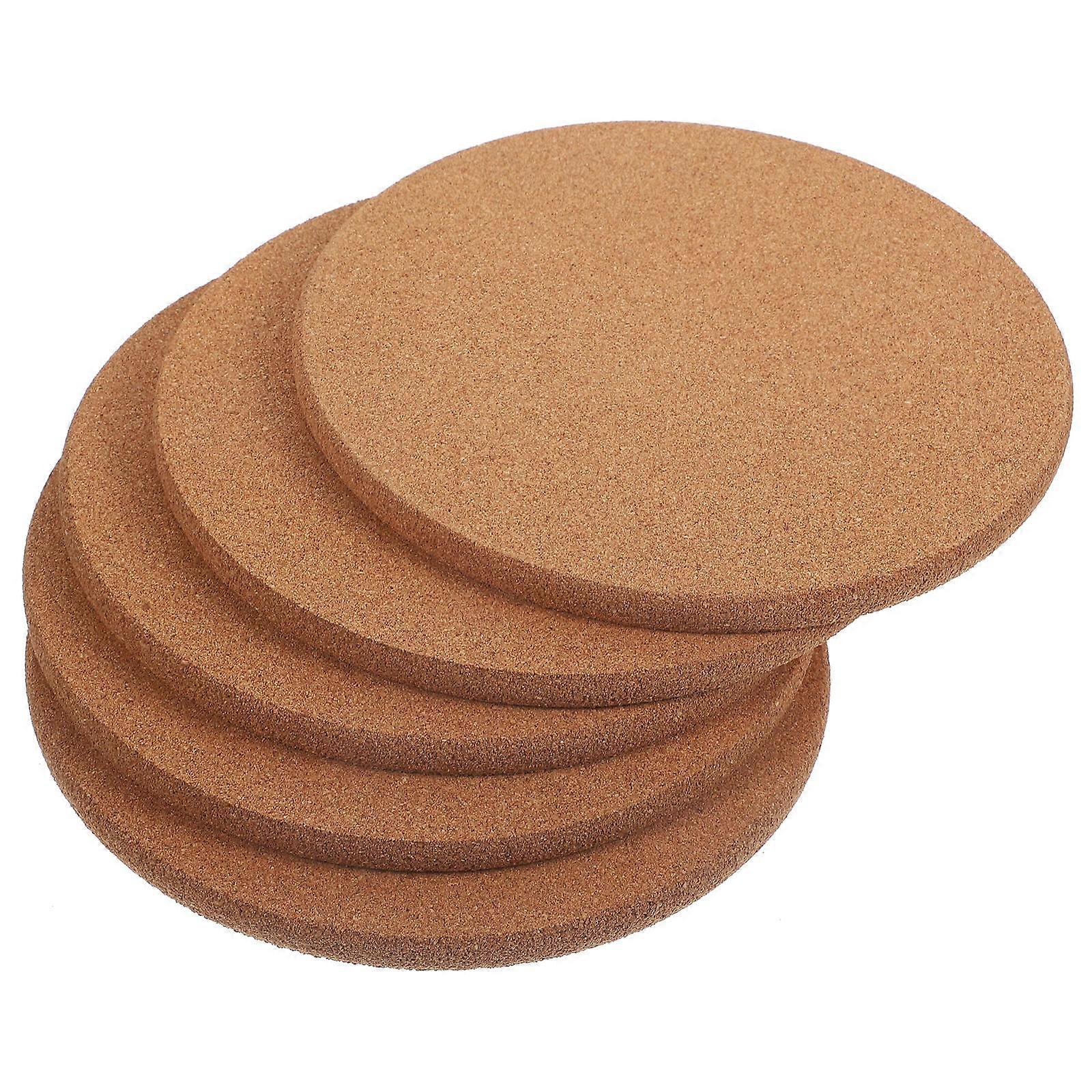 Decorative Cork Cup Coasters for Heat Insulation 20Pcs Pack