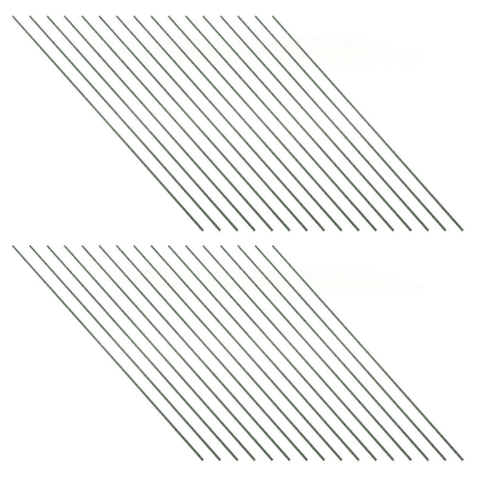 Flowers Wire Stems Plastic Bouquet Packaging Florists 100Pack 30cm