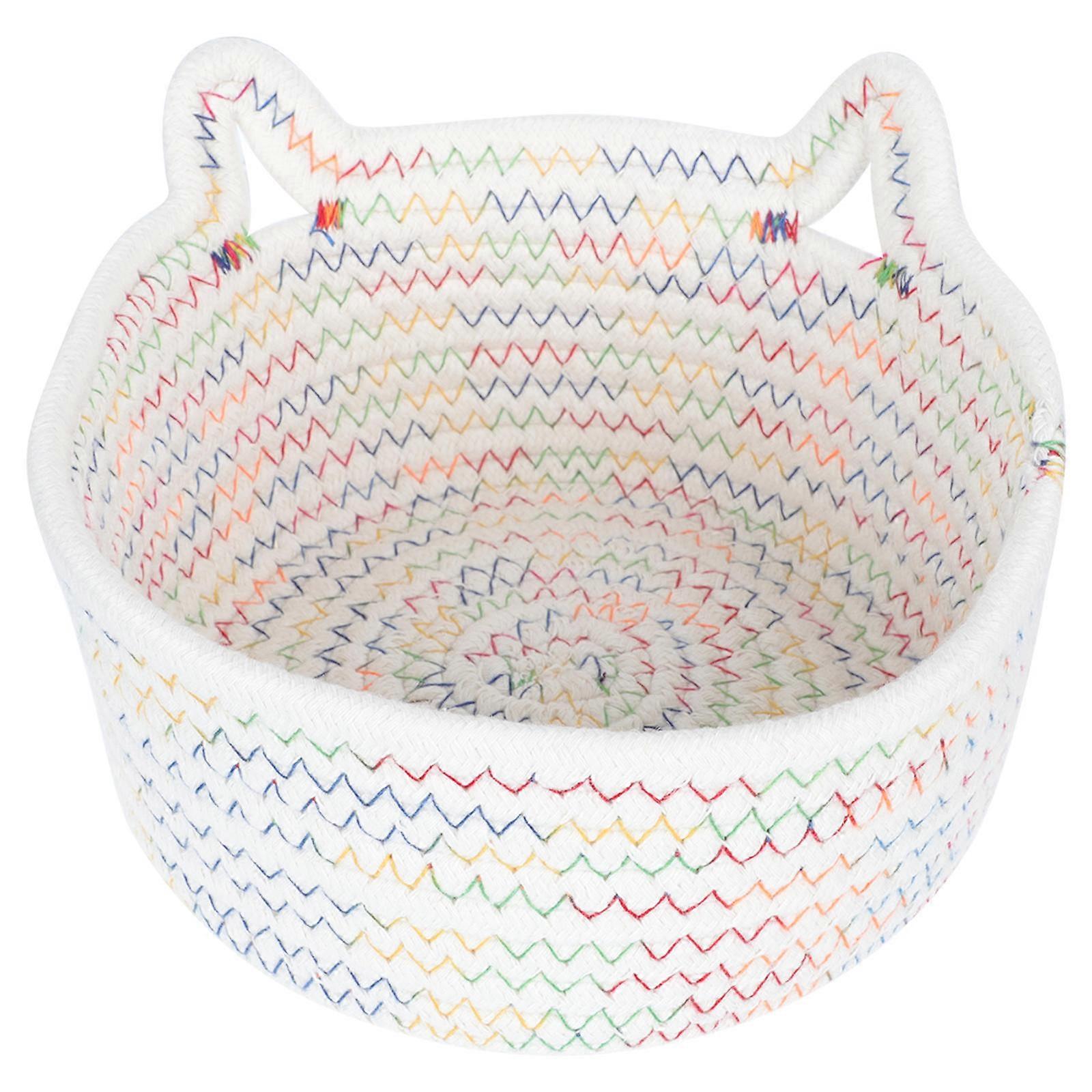 Decorative Storage Box Cotton Thread Basket for Storage Use 3Pcs