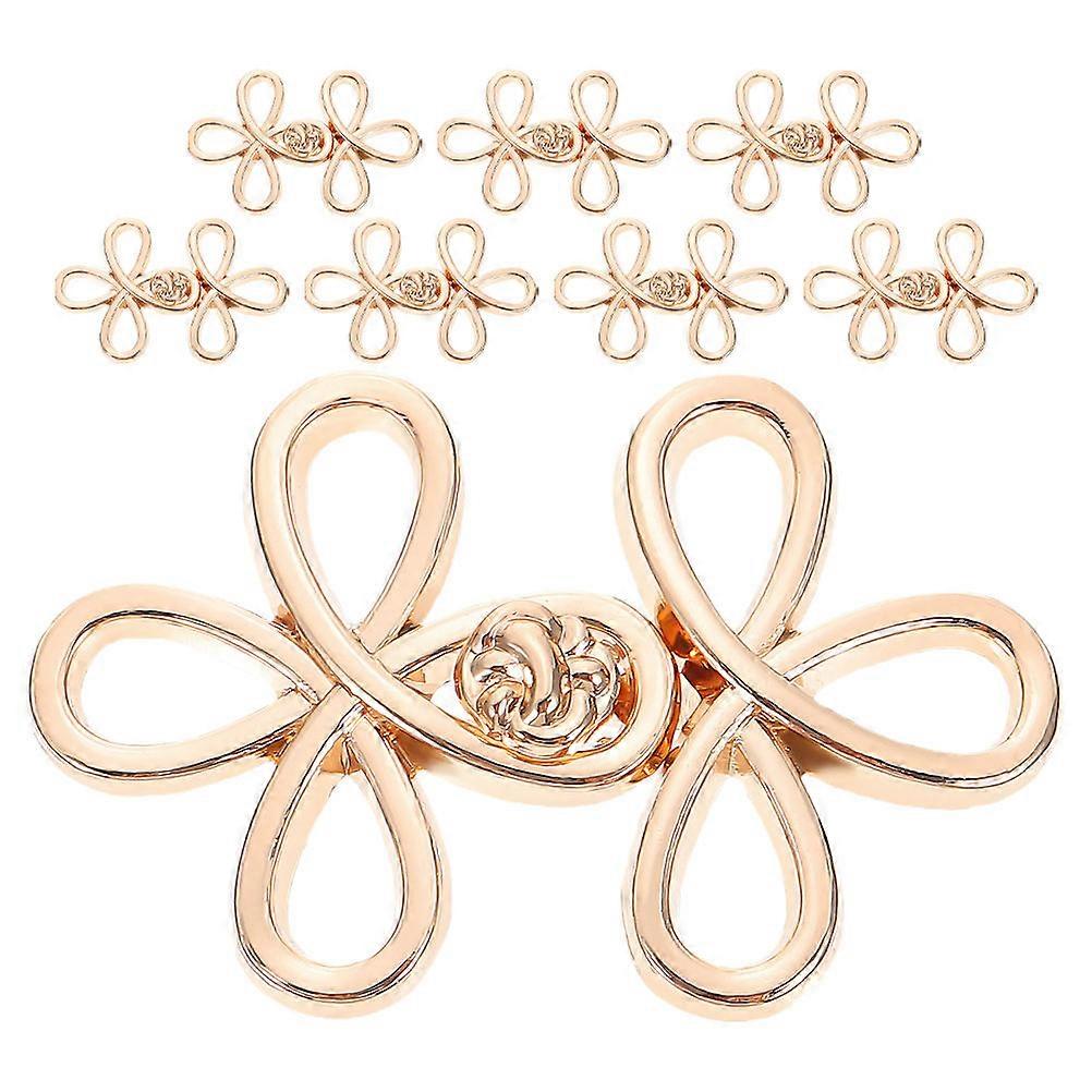 Decorative Metal Cape Clasp for Coat 16Pairs Fastener Set
